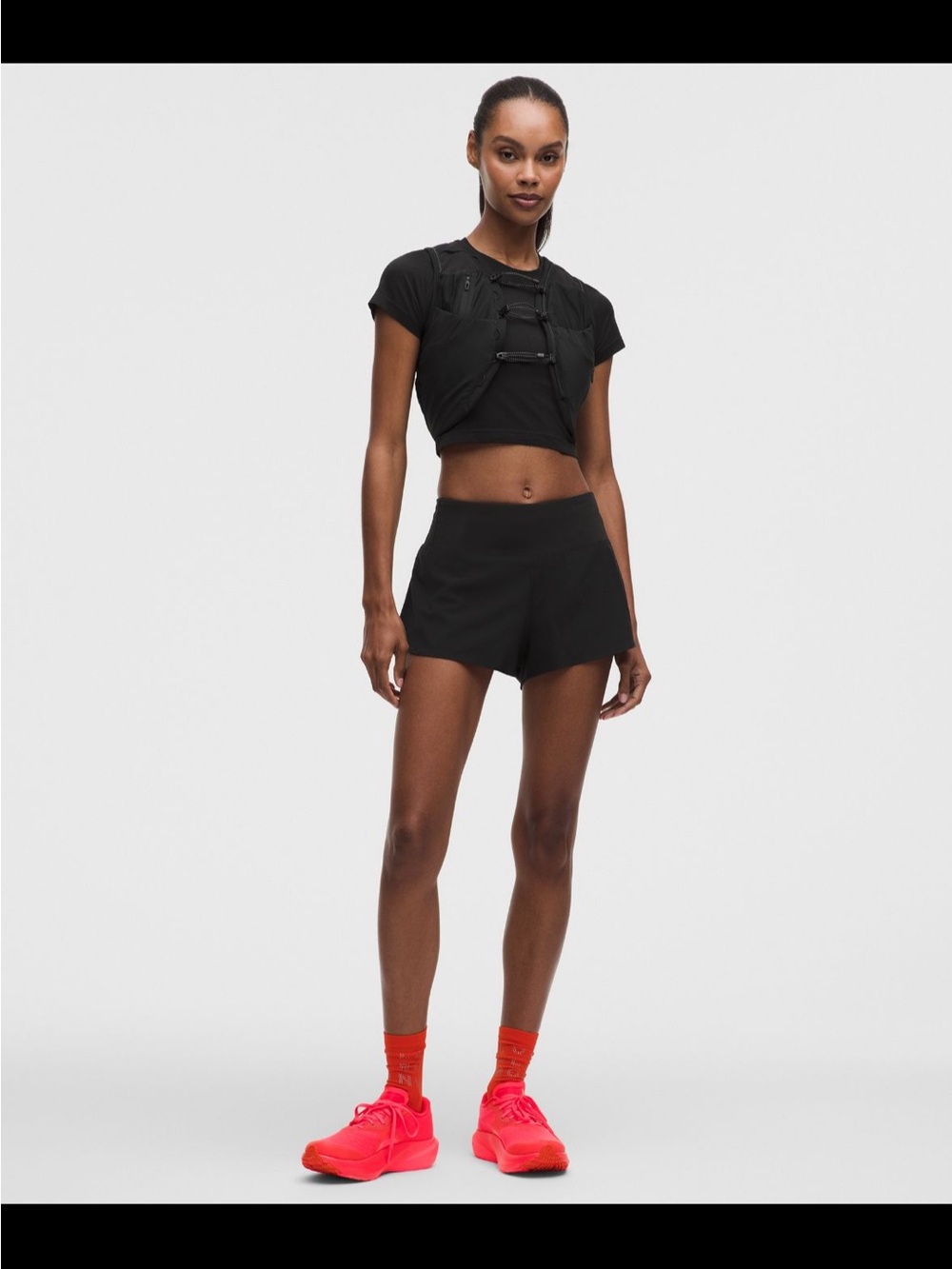 Lululemon Speed Up Low Rise 2.5” Black Shorts